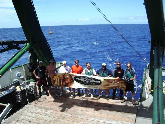 Beginning its second decade of continuous operations the Marine Optical Buoy (MOBY) was successfully deployed from the University of Hawai'i Research  Picture
