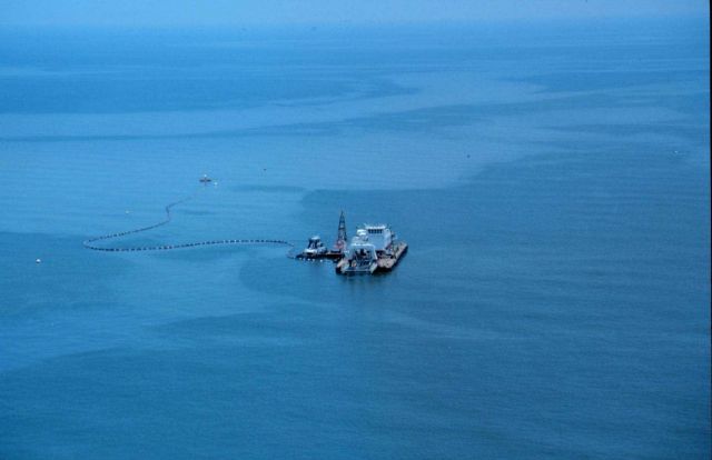 A remote aerial view of the 