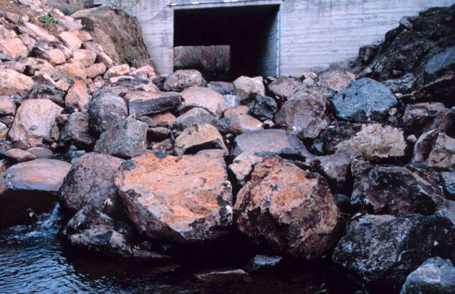 The restoration site, mid construction before the pools were completely constructed. Picture