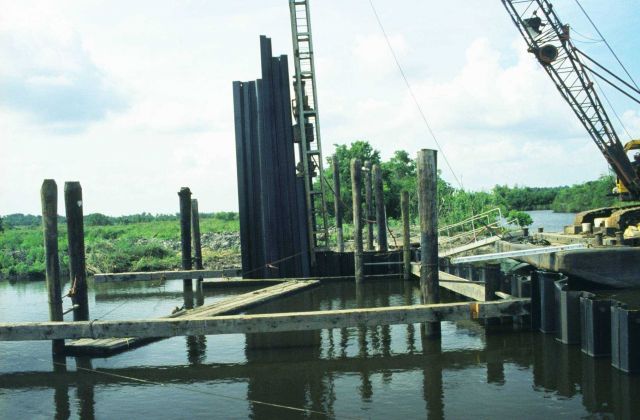 A view of where the self- regulating tide gate will be installed. Picture