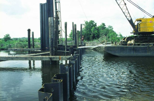 A view of where the self- regulating tide gate will be installed. Picture