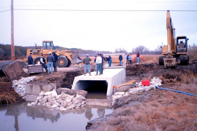 midway through the construction Picture