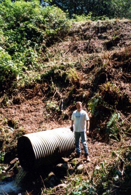 An image of the culvert that was removed and replaced Picture