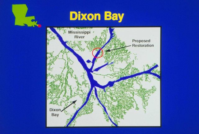 An overview of Dixon Bay in map form. Picture