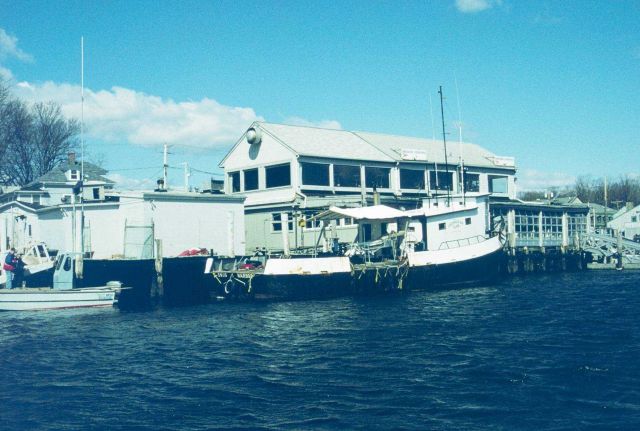 The staging area at Greenwich Bay, RI Picture