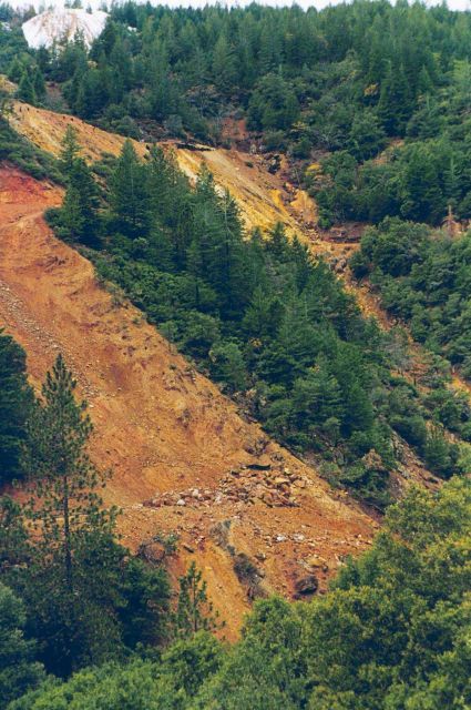 Tailings area by Richmond portal Picture