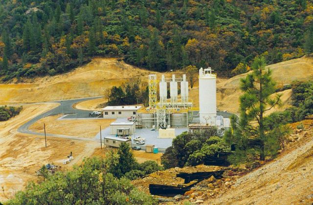 Treatment plant at Minnesota Flats to treat AMD from the Richmond and Lawson Portals Picture