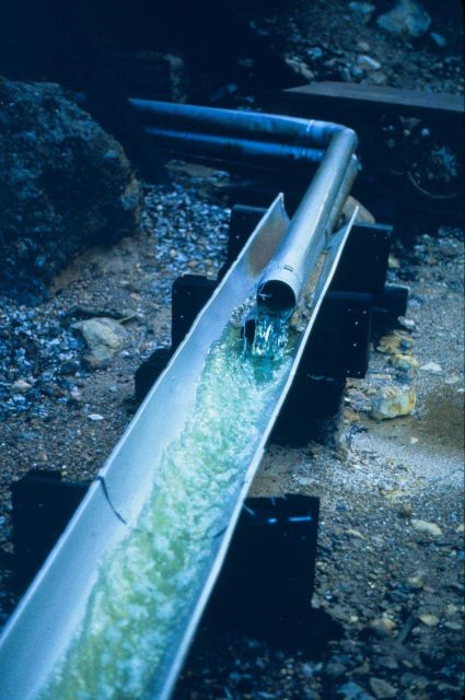 AMD coming from Iron Mountain Mine, Lawson Portal. Picture