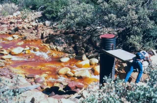 Spring Creek discharge. Picture
