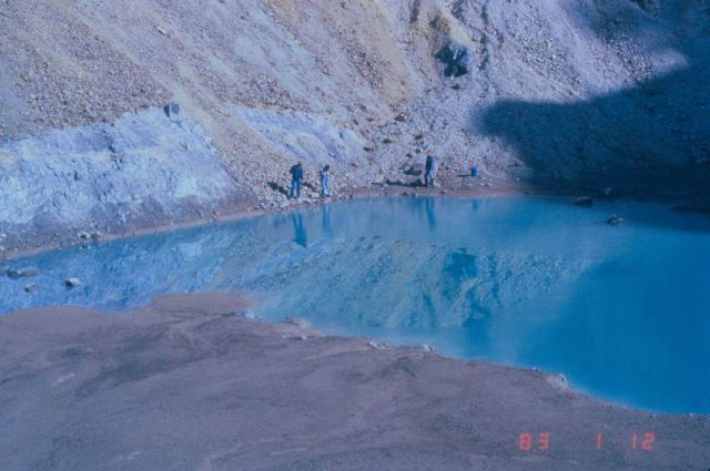 Debris Dam Reservoir, Spring Creek. Picture