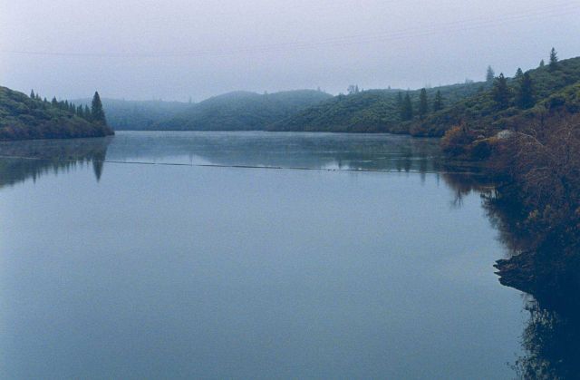 Keswick Reservoir from Keswick Dam, Sacramento River, CA Picture