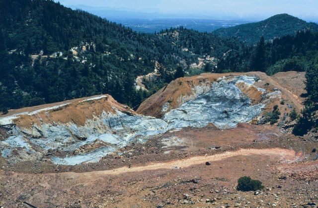 A failed tailings pond. Picture