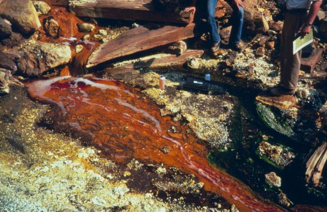 Slickrock Creek seep. Picture