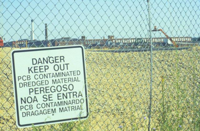 The New Bedford side of the Inner Harbor near one of the combined disposal facilities on the New Bedford side Picture