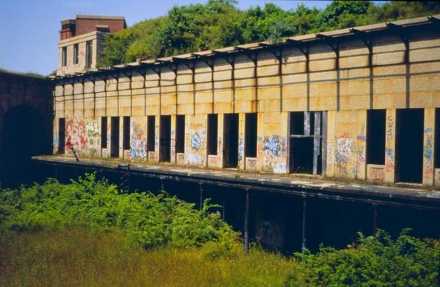 Pre restoration, since this image was taken Fort Robbins has been cleaned-up. Picture
