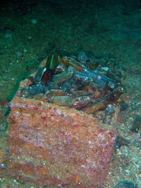 A box of bullets on the Sankisan Maru. Picture