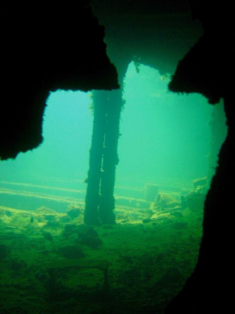 Inside of Sankisan Maru. Picture