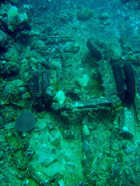 Truck on deck of Sankisan Maru. Picture
