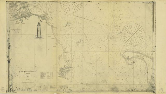 Survey Map of Massachusettes Bay Picture