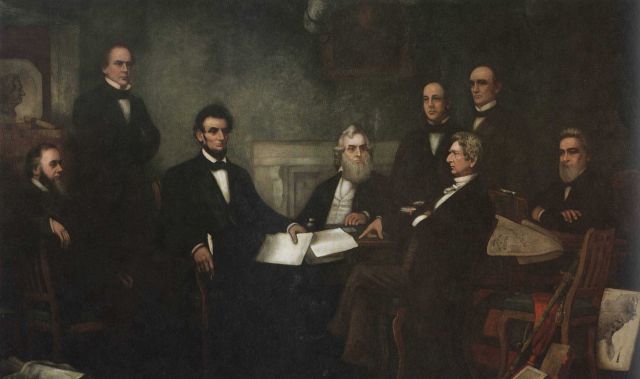 First Reading of the Emancipation Proclamation by the artist Francis Bicknell Carpenter Picture