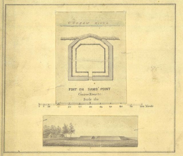 View of Fort on Sams' Point, Coosaw River, S.C Picture