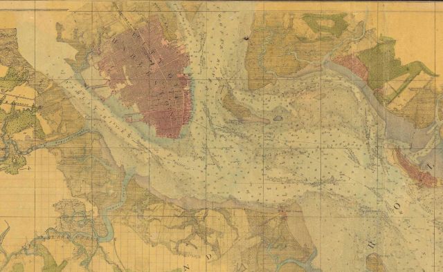 Topographic Portion Map of City of Charleston & Ashley River. Picture