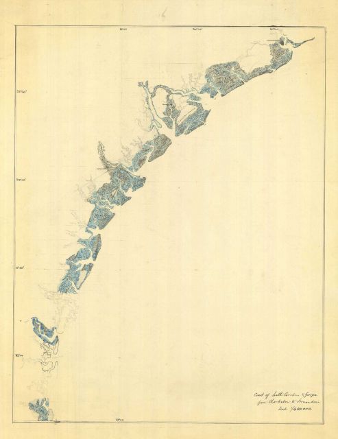 Coast of South Carolina & Georgia from Charleston to Fernandina Picture