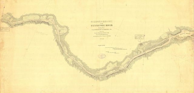 Reconnaissance Sheet T-1911 of the Tennessee River Picture