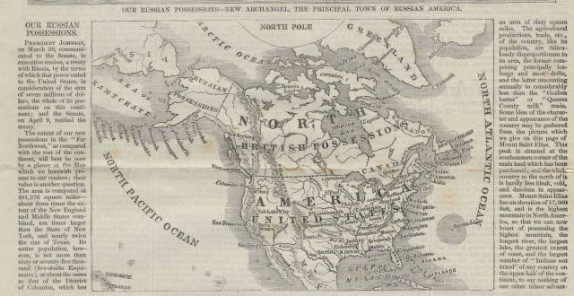 Map in Harper's Weekly showing the extent of our new possessions in the 