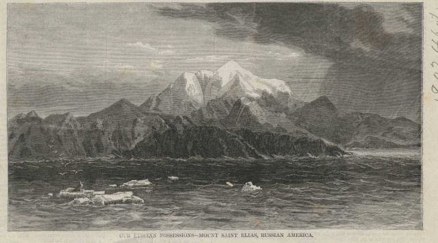 Sketch view of our Russian possessions -- Mount Saint Elias, Russian America Picture