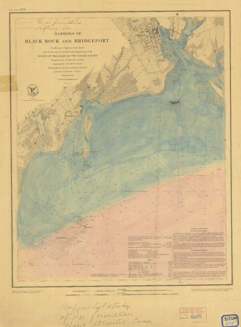Chart of Harbors of Black Rock and Bridgeport Picture