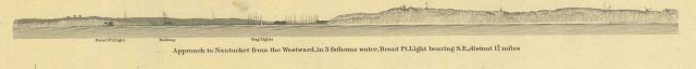 View of Approach to Nantucket from the Westward, in 3 fathoms water, Brant Pt Picture