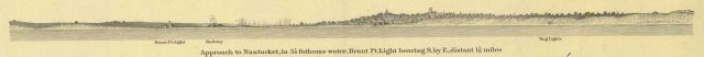 View of Approach to Nantucket, in 5 1/2 fathoms water, Brant Pt Picture