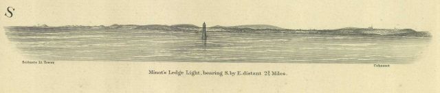 View of Minot's Ledge Light, bearing S Picture