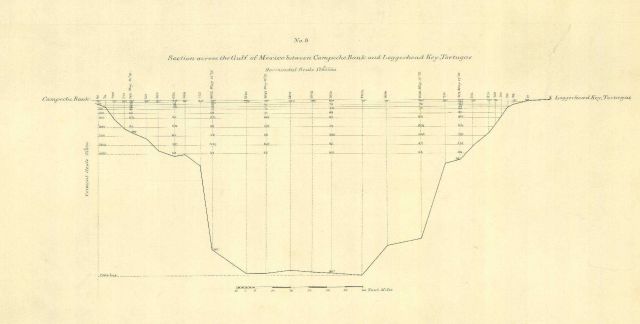 Selected depth profiles across the Gulf of Mexico between Campeche Bank and Loggerhead Key, Tortugas Picture