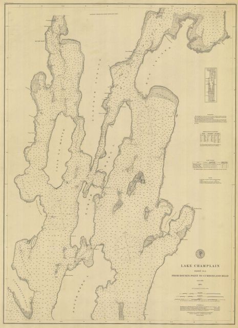 Nautical Chart of Lake Champlain, sheet No.1 Picture