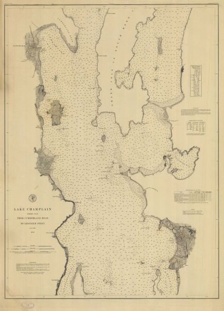 Nautical Chart of Lake Champlain, sheet No.2 Picture