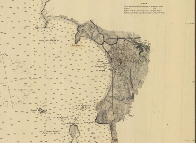 The SE section of Chart of Lake Champlain, sheet No.2 Picture