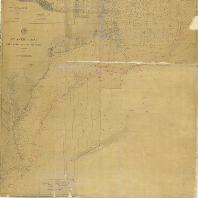 Chart of Atlantic Coast from Cape Sable to Cape Hatteras Picture