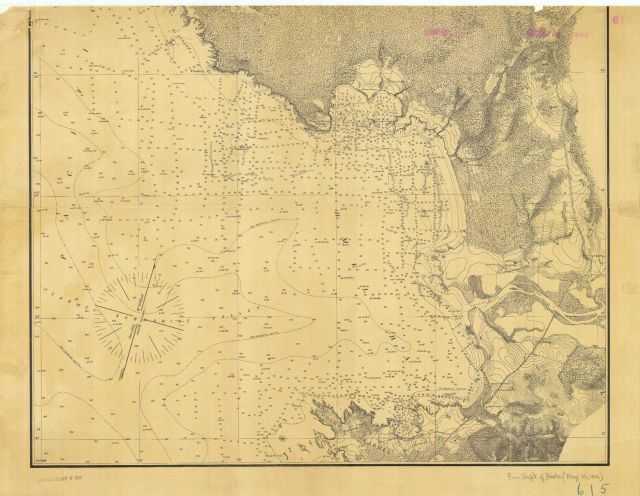 Nautical chart from Point Carmel to Point Pinos, south of Monterey, northern half Picture
