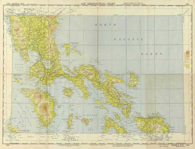 Aeronautical Chart prepared by Army Aeronautical Chart Service Picture