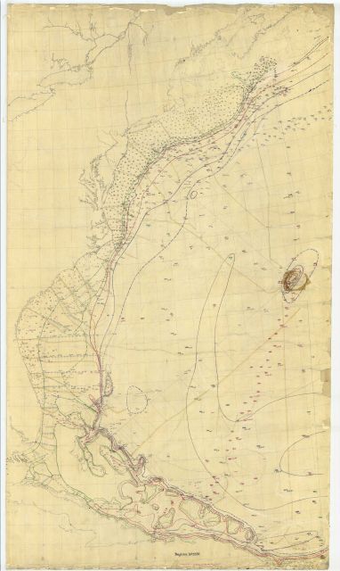 Map showing work of Coast and Geodetic Survey Steamer BLAKE in the western Atlantic Ocean Picture