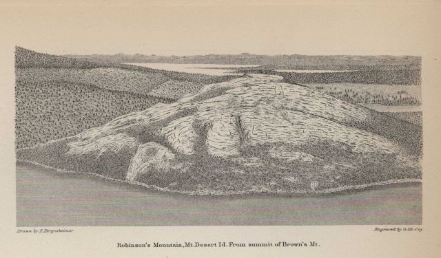 Coastal view of Robinson's Mountain, from summit of Brown's Mountain, by Edwin Hergesheimer, one of the greates of Coast Survey topographers and carto Picture