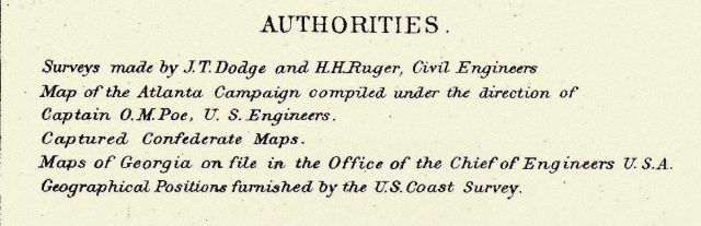Blowup of credits showing Geographical Positions Furnished by U Picture