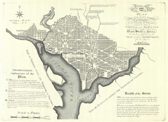 L'Enfant's Plan of the City of Washington in the Territory of Columbia Picture