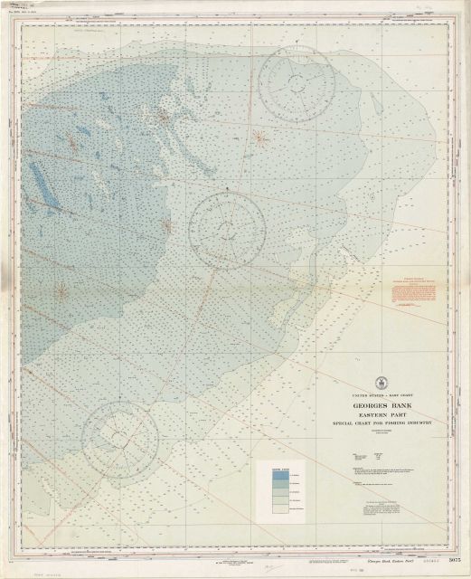 Georges Bank Eastern Part - Special Chart for Fishing Industry Picture