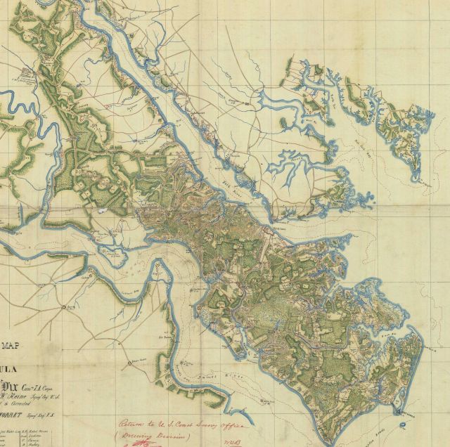 Military Map of the Peninsula 