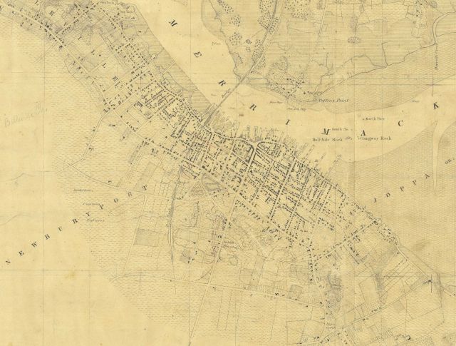 Blowup of town of Newburyport in Massachusetts Picture