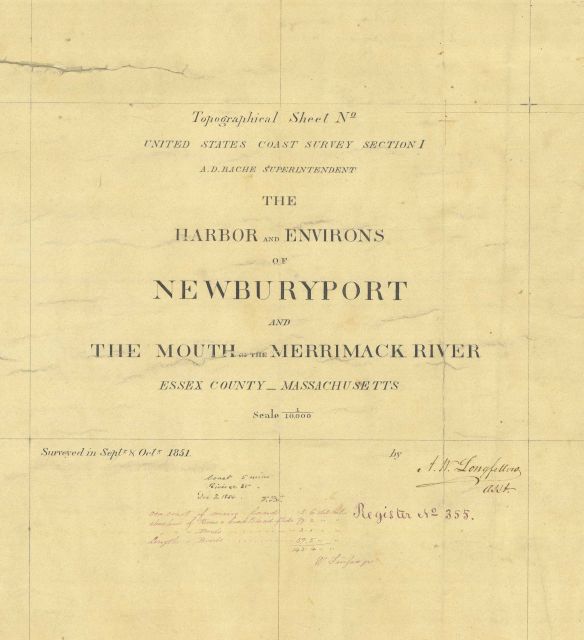 Title block of survey T-355, 