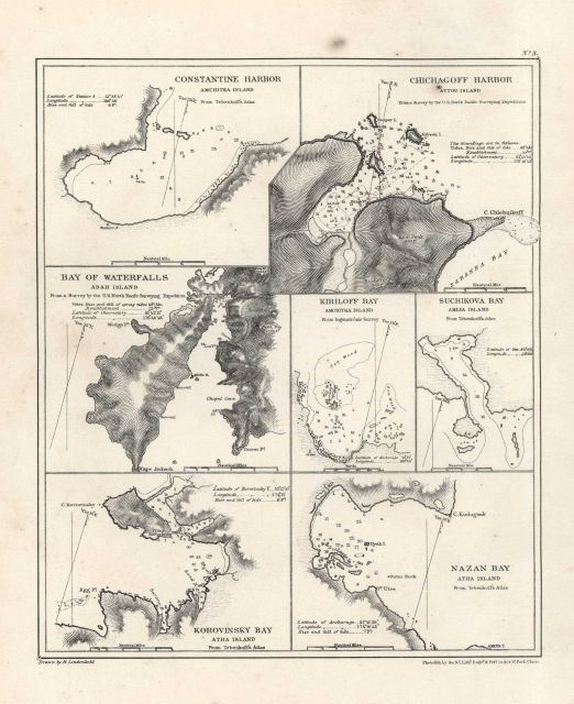 Constantine Harbor, Bay of Waterfalls, Korovinsky Bay, Chichagoff Harbor, Kiriloff Bay, Suchikova Bay, and Nazan Bay Picture